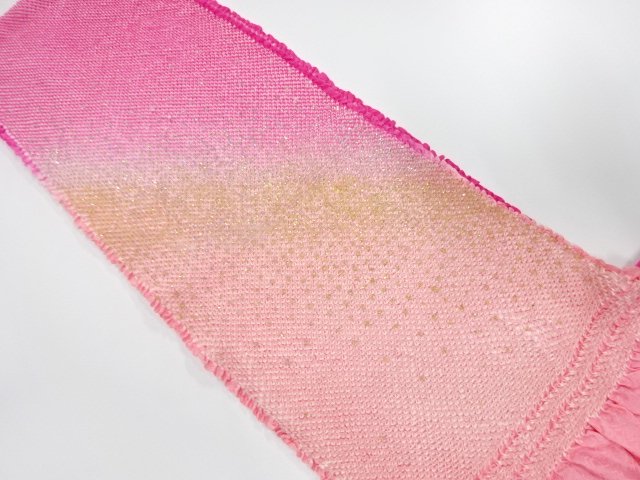 SILK Tie-dye obiage for furisode